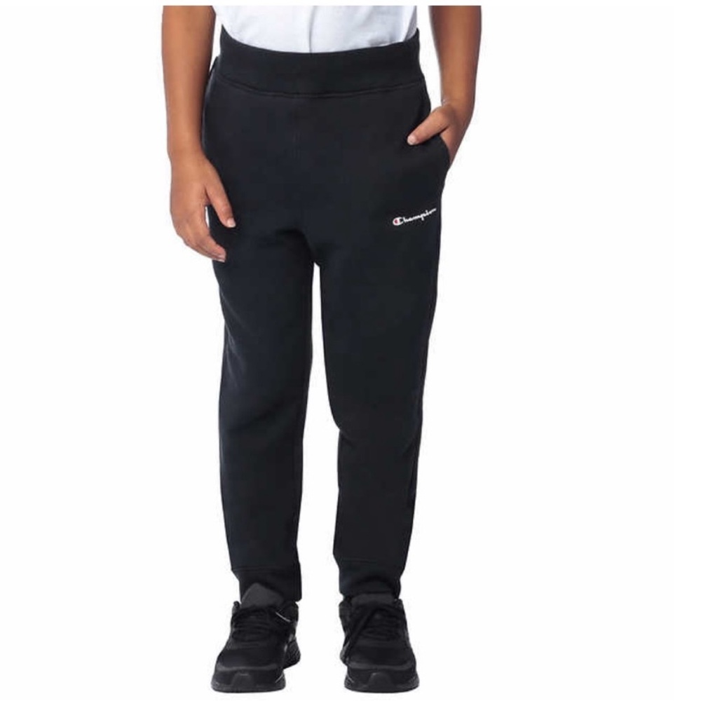 NWT Champion Youth Boys Jogger BLACK - size L (14/16)